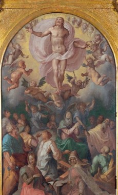 2022 - Ascensione di Cristo con la Vergine, gli Apostoli e le Sante Agnese ed Elena